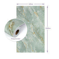 Самоклеящаяся стеновая PET плитка в рулоне 600х3000х2мм SW-00003267