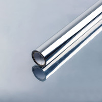 Зеркальная солнцезащитная плёнка для окон Серебро 600х3000х0,08 мм SW-00002724