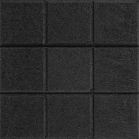 Самоклеючі звуко- та теплоізоляціних войлочних панелей 30х30см для стін та стелі, Чорний (SW-00002700)