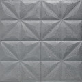 Панель стеновая 3D 695х695х4мм Серебряный бриллиант SW-00003304