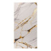 Декоративна ПВХ плита для стін під мармур 1,22х2,44м, Білий с золотом (SW-00002593)