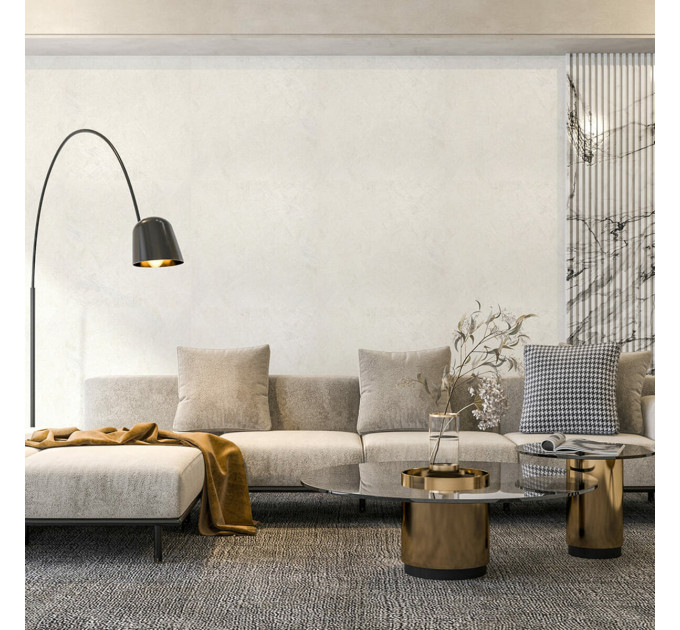 Самоклеюча гнучка штукатурка, декоративна плитка для стін в рулоні 600х3000х2,5мм, Біла (SW-00002990)