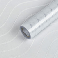 Вітражна плівка на вікна самоклеюча в рулоні 3мх60см, Хвиля (SW-00002651)