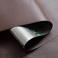 Самоклеюча екошкіра в рулоне 1м, шкірзам самоклейка, Коричнева