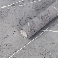 Ламінована самоклеюча плівка для меблів, глянсова 60смх3м, Сірий мармур (SW-00002628)