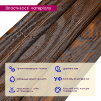 Декоративні рейки на стіну, рейкові панелі 290х20х1,1см (SW-00003008)