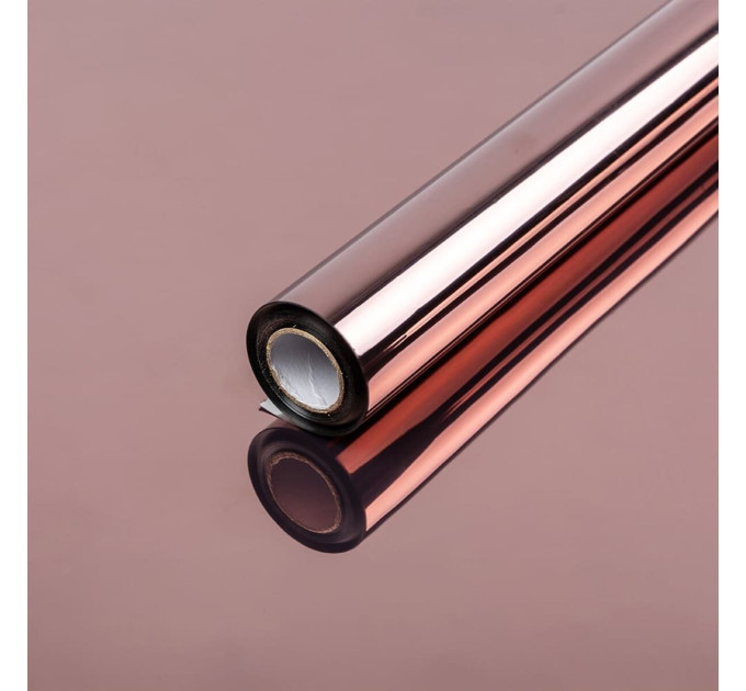 Зеркальная солнцезащитная плёнка для окон Бронза 600х10000х0,08мм SW-00002716