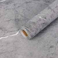 Самоклеюча плівка для меблів, ламінована глянсова 60смх10м, Сірий мармур (SW-00002619)