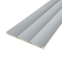 Декоративні рейки на стіну, рейкові панелі 290х20.5х1,4см, Світлий Сірий (SW-00003015)