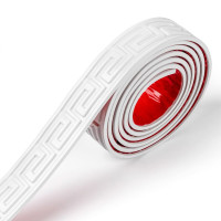 Самоклеючий гнучкий молдинг для декору 3000х50х6мм, Білий (SW-00002687)