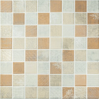 Самоклеючі 3Д панелі для стін 70х70см, 3D панелі самоклейка, Мозаїка бежева (SW-00002011)