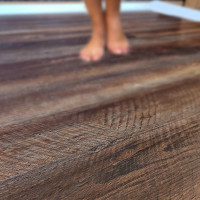 Ламінат SW ProFloor SPC на підлогу під дерево вугільно-коричневий дуб 185х1220х4мм/0.3, ціна за 1шт (SW-00001368)