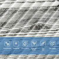 Самоклеючі 3Д панелі 50x50см під бамбук, 3D панелі самоклейка для стін, Сіре дерево (SW-00002884)