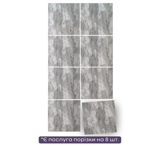 Декоративная ПВХ плита для стен под платиновый мрамор 1,22х2,44м (OS-KL8235)