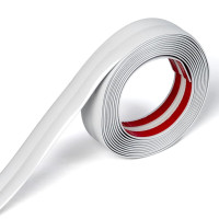 Самоклеючий гнучкий молдинг для декору 5000х30х2мм, Білий глянець (SW-00002686)