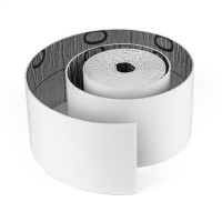 Гнучкий вініловий самоклеючий плінтус / багет самоклейка 5000х100х2мм, глянсовий Білий Гнучкий вініловий самоклеючий плінтус / багет самоклейка 5000х100х2мм, глянсовий Білий