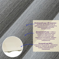 Декоративні рейки на стіну, рейкові панелі 290х20.5х1,4см (SW-00003020)