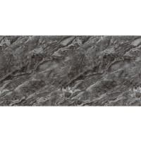 Самоклеюча PET плитка для стін під чорний мармур 60х30см, глянсова (SW-00002349)