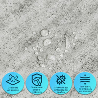 Самоклеюча гнучка штукатурка, декоративна плитка для стін в рулоні 600х3000х2,5мм, Темний гранит (SW-00002993)