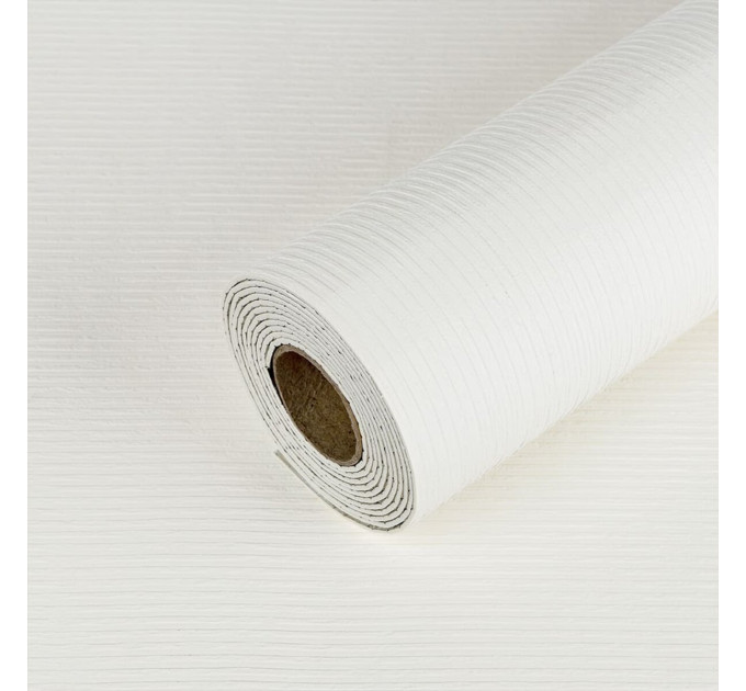 Самоклеюча гнучка штукатурка, декоративна плитка для стін в рулоні 600х3000х2,5мм, Біло-молочна (SW-00002995)