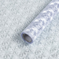 Вітражна плівка на вікна самоклеюча в рулоні 3мх60см, Хрустальна (SW-00002162)