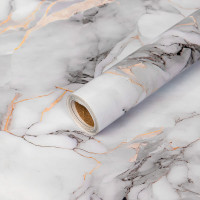 Самоклеюча плівка для меблів, ламінована глянсова 60смх3м, Мармур (SW-00002633)