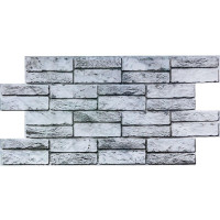 Декоративні пластикові ПВХ панелі для стін під сіру цеглу 960х480х4мм (SW-00001841)