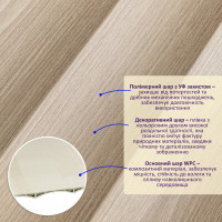 Декоративні рейки на стіну, рейкові панелі 290х20.5х1,4см (SW-00003019)