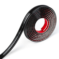 Самоклеючий гнучкий молдинг для декору 5000х30х9,5мм, Чорний (SW-00002676)