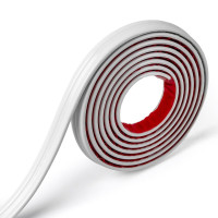 Самоклеющийся гибкий молдинг для декора 5000х30х9,5мм, Белый (SW-00002675)