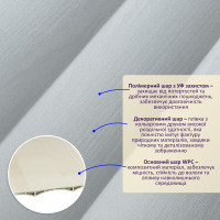 Декоративні рейки на стіну, рейкові панелі 290х20.5х1,4см, Світлий Сірий (SW-00003015)