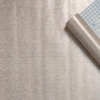 Самоклеюча плівка для обклеювання меблів, дверей, самоклейка в рулоні 10м, Бежевий метал (36039)