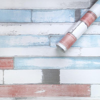 Самоклеюча плівка під блакитне дерево, самоклейка для обклеювання меблів, рулон 10м (KN-W0006-1)