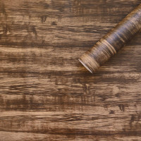 Самоклеющаяся пленка под темно-коричневое дерево, самоклейка для мебели, рулон 10м (BCT-218-1)