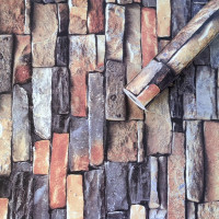 Самоклеюча плівка під катеринославський камінь, самоклейка для меблів, рулон 10м (KN-M0011-1)