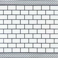 Самоклеюча вінілова плитка під цеглу 60х60см, для стін, глянсова, ціна за 1шт (СВП-210)