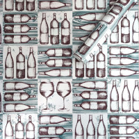 Самоклеюча плівка на паперовій основі для меблів, рулон 10м, Винна (MM-3179-4)