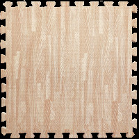 Модульна м'яка підлога пазл EVA, термо підлогове покриття 60x60x1см, Рожеве дерево (МР3)