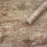 Самоклеюча плівка для меблів під дерево, самоклейка в рулоні 10м, Каштан (BCT-335)