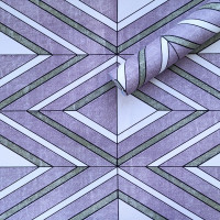 Самоклеюча плівка для обклеювання меблів, самоклейка в рулоні 10м, Зелені ромби (KN-X0048-4)