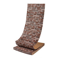 Самоклеючі 3Д панелі під червону Катеринославську цеглу, 3D панелі самоклейка в рулоні 19,6м (R043-3-20)