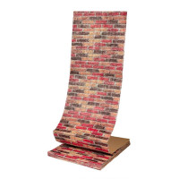 Самоклеючі 3Д панелі під бежево-коричневу Катеринославську цеглу в рулоні 20м, 3D панелі самоклейка для стін (R047-3-20)