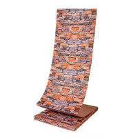 Самоклеючі 3Д панелі під Катеринославську цеглу в рулоні 19,6м, 3D самоклейка для стін, Пісковик (R045-3-20)