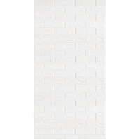 Самоклеючі 3Д панелі під білу цеглу в рулоні 3,08м, 3D панелі самоклейка для стін (R001-3)