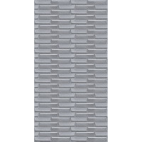 Самоклеючі 3Д панелі під срібну кладку в рулоні 3.08м, 3D панелі самоклейка для стін (R034-5-3)