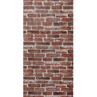 Самоклеючі 3Д панелі під червону Катеринославську цеглу, 3D панелі самоклейка в рулоні 3.08м (R043-3-3)