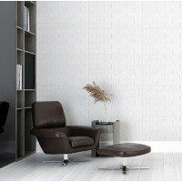 Самоклеючі 3Д панелі під білу цеглу в рулоні, 3D панелі самоклейка для стін 19,6 метрів (R001-3-20)