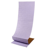 Самоклеючі 3Д панелі під світло-фіолетову цеглу в рулоні 19,6м, 3D панелі самоклейка (R015-3-20)