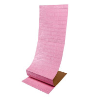 Самоклеючі 3Д панелі під рожеву цеглу в рулоні 19,6м, 3D панелі самоклейка для стін (R004-3-20)