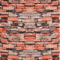 Самоклеючі 3Д панелі під цеглу Катеринославський пісковик, 3D панелі самоклейка для стін 70x77х0,3см (045-3)